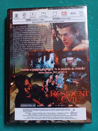 RESIDENT EVIL. DVD. PRECINTADO. 