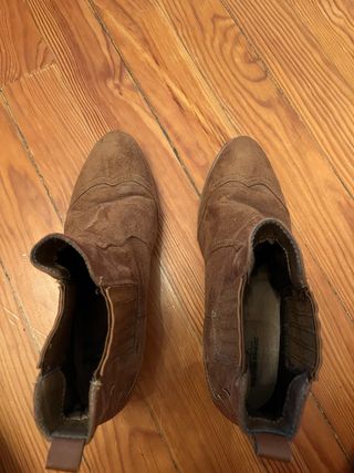 Botines Marrón - Piel Sintética