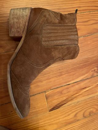 Botines Marrón - Piel Sintética