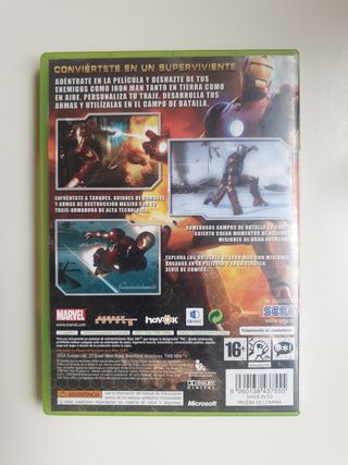 Iron Man Xbox 360.