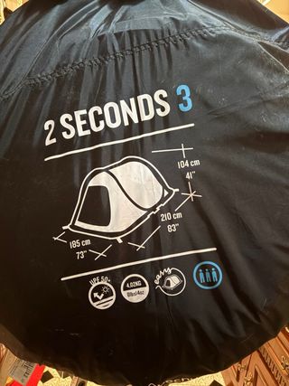 Tienda 2 Seconds 3/4 personas
