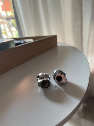 2 Tapones Calavera Metal - moto. Solo por envío
