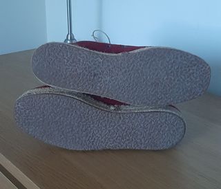 Incluye regalo - Botas Camper rojas lona y esparto