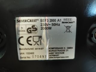 Freidora Silvercrest sef3 2000w