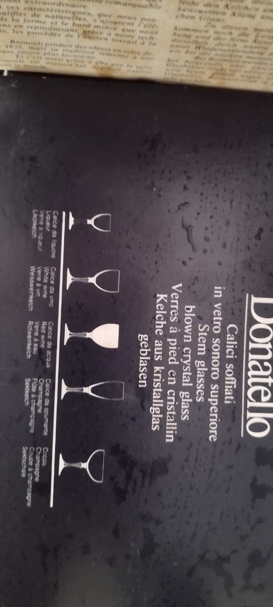 Copas Bormioli Donatello, varios tamaños