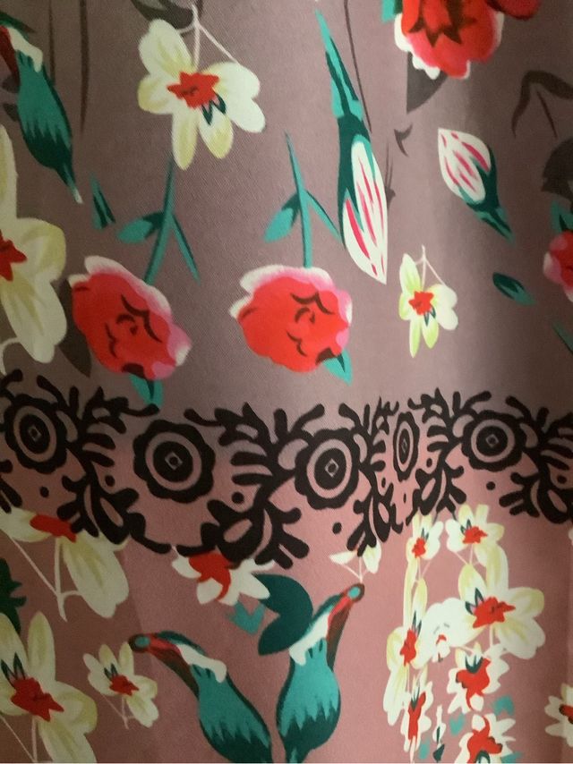 Vestido floral - Rosa y Lila