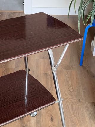 Mesa vintage retro mediados de siglo
