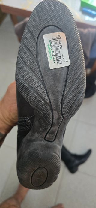 Botas altas negras piel