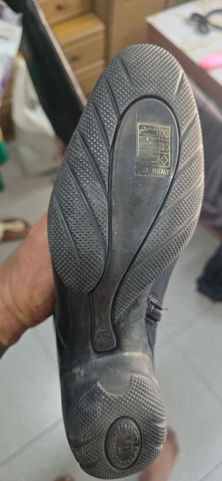 Botas altas negras piel