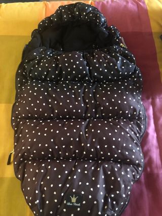 Saco silla bebé-puntos