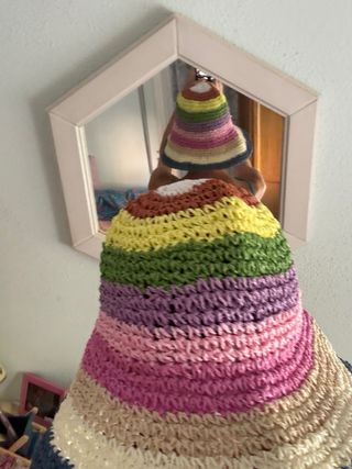 Cappello Paglia Multicolore