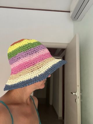 Cappello Paglia Multicolore