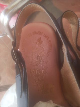 Sandalias Miba Piel azul