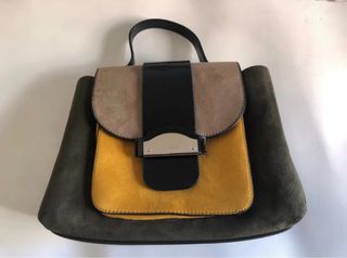 Bolso Parfois verde-amarillo