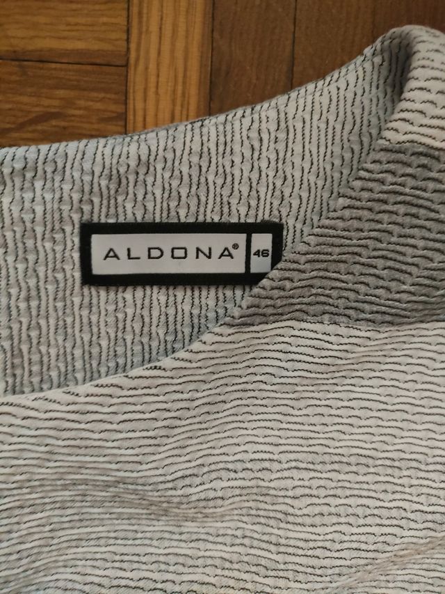 vestido XL gris rayas