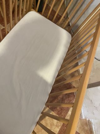 Cuna bebé madera