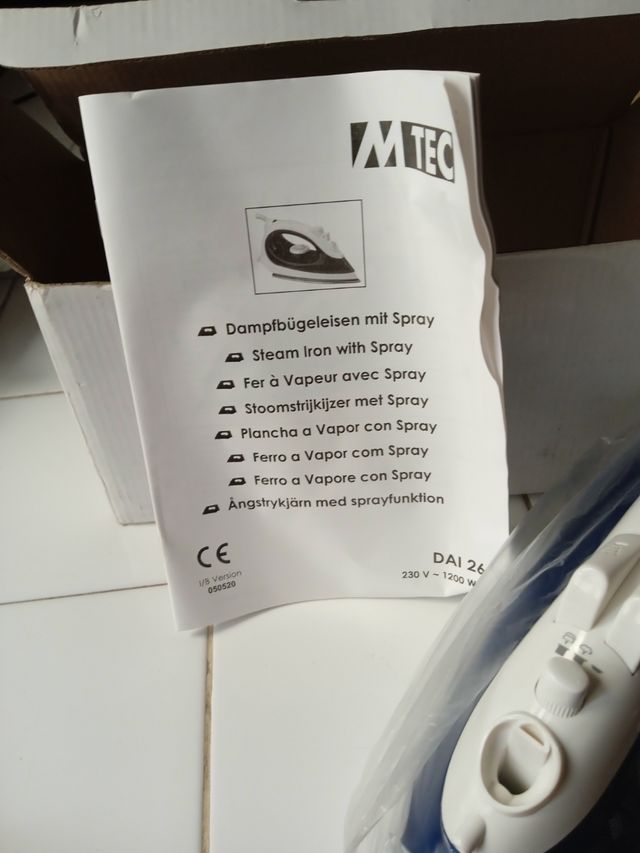 Plancha vapor MTG - Nueva