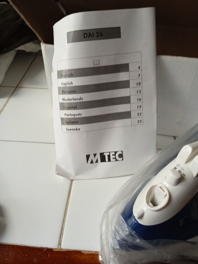 Plancha vapor MTG - Nueva