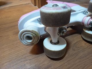 Patines 4 ruedas rosa niña  n° 36