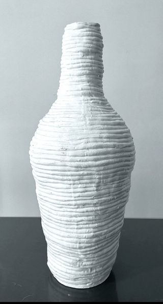 Lampada & Vaso Ceramica Vintage