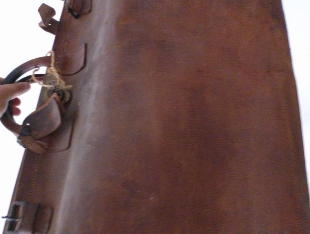 Antica custodia medica in pelle