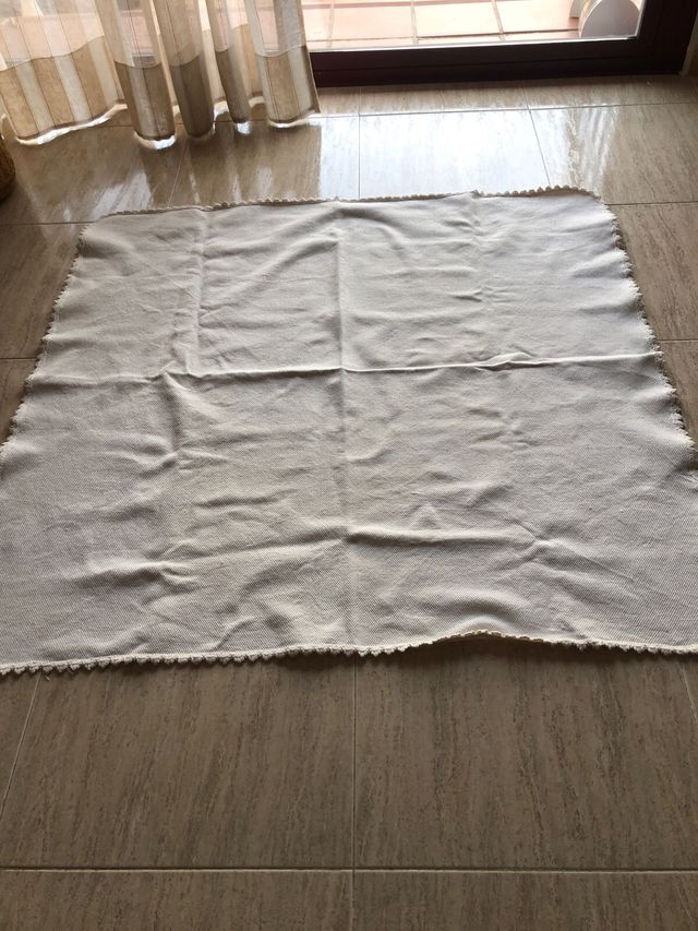 Tapete algodón beige