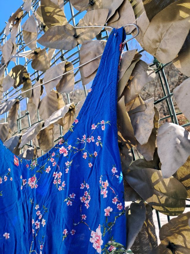 Tuta Playsuit Elegante Pimkie Floreale Blu XS