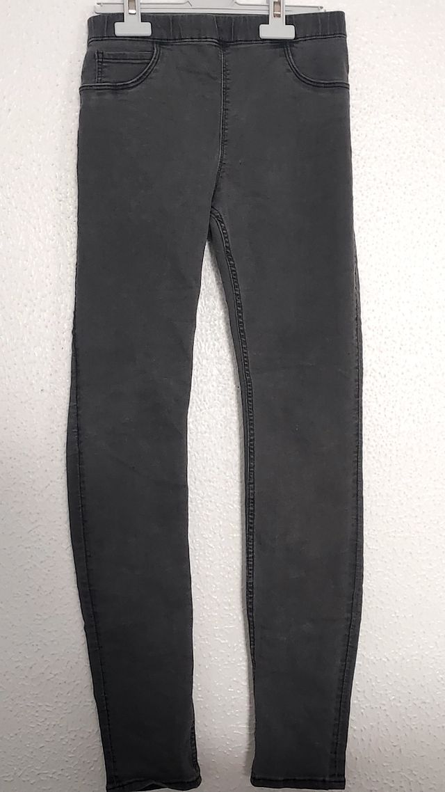 Pantalones vaqueros gris topo
