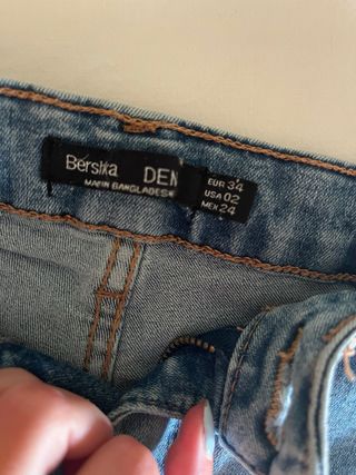 Shorts Bershka - Vaqueros Cortos