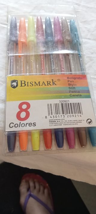 Bolígrafos Bismark - 8 Colores