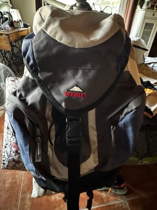 Mochila McKinley montaña azul-gris