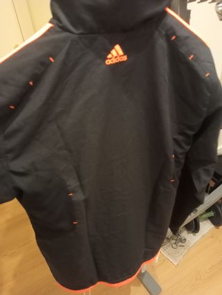 Sudadera Adidas niño roja c/cremallera