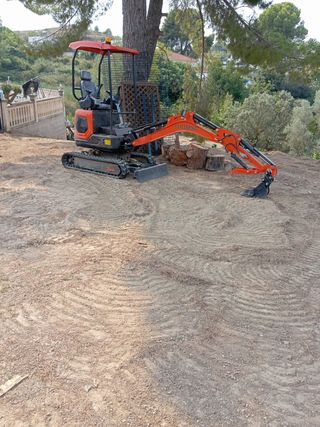 Mini excavadora,se hacen todo tipo de trabajos