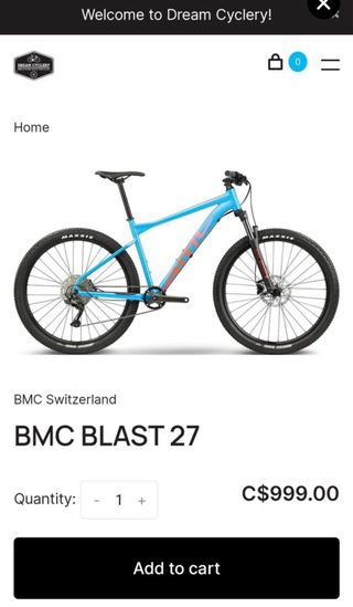 BMC Blast 27 - Bicicleta montaña