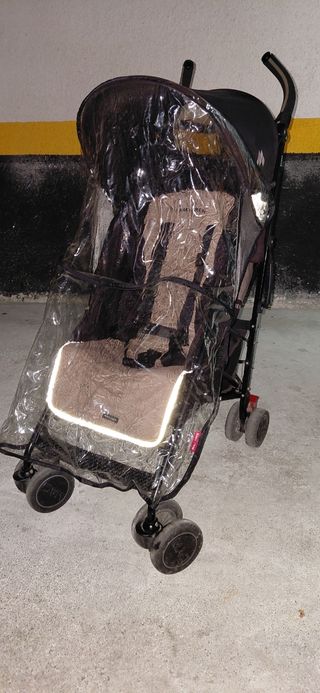 Silla paseo Maclaren quest color negro con burbuja