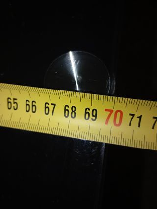 Mesa cristal moderna - negra y plata