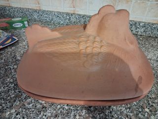 Teglia forno terracotta - pollo