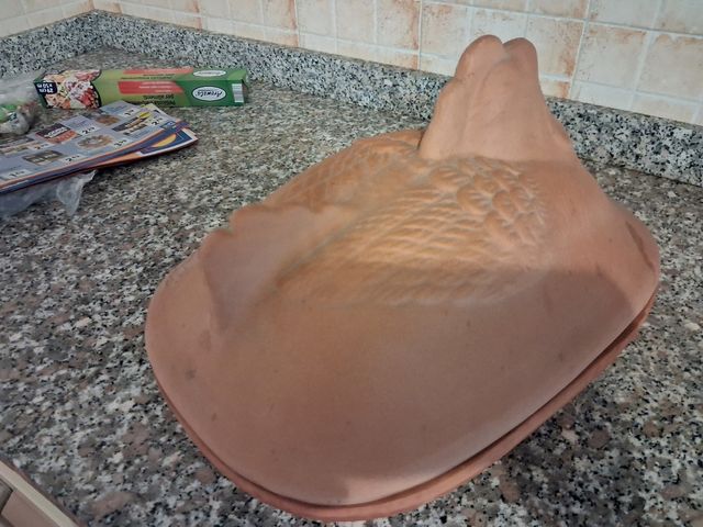 Teglia forno terracotta - pollo