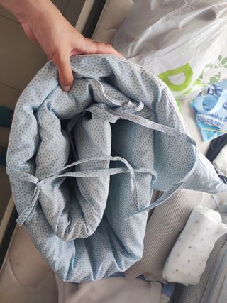 Vestidura Cuna  funda nórdica + chichonera 60x120