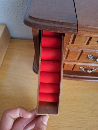 Joyero madera antiguo