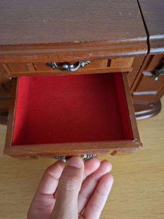 Joyero madera antiguo