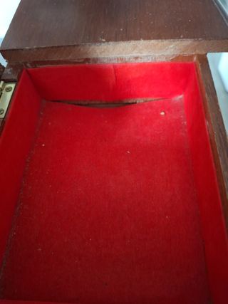 Joyero madera antiguo