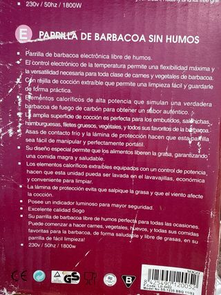 Griglia elettrica senza fumo SOGO