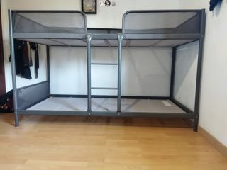 Litera Ikea Gris - Estructura Metalica