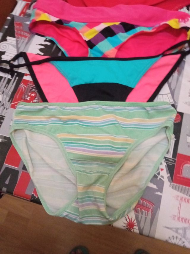 Lote braguitas bikini multicolor