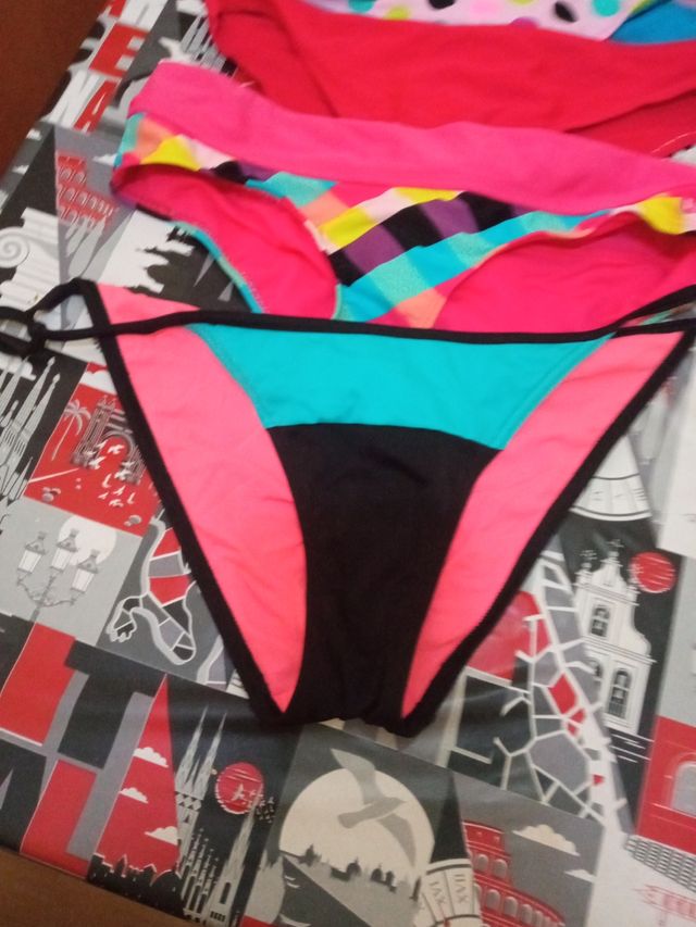 Lote braguitas bikini multicolor