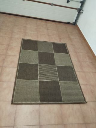 Alfombra marrón y beige  1,70x120