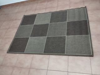 Alfombra marrón y beige  1,70x120