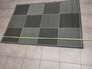 Alfombra marrón y beige  1,70x120
