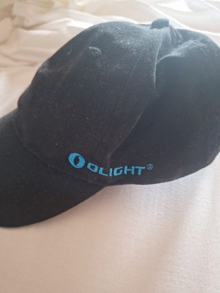 Gorra Olight negra y azul
